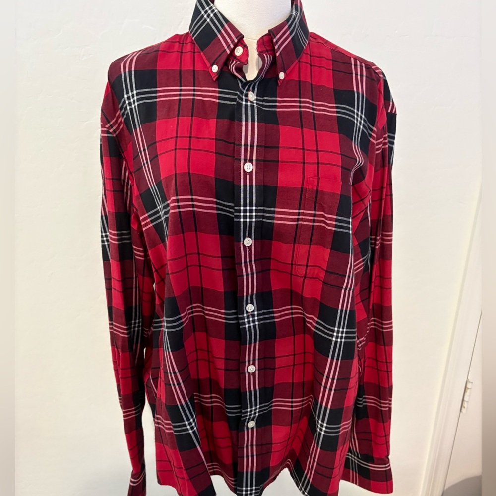 Lauren Ralph Lauren Red and Black Plaid Shirt